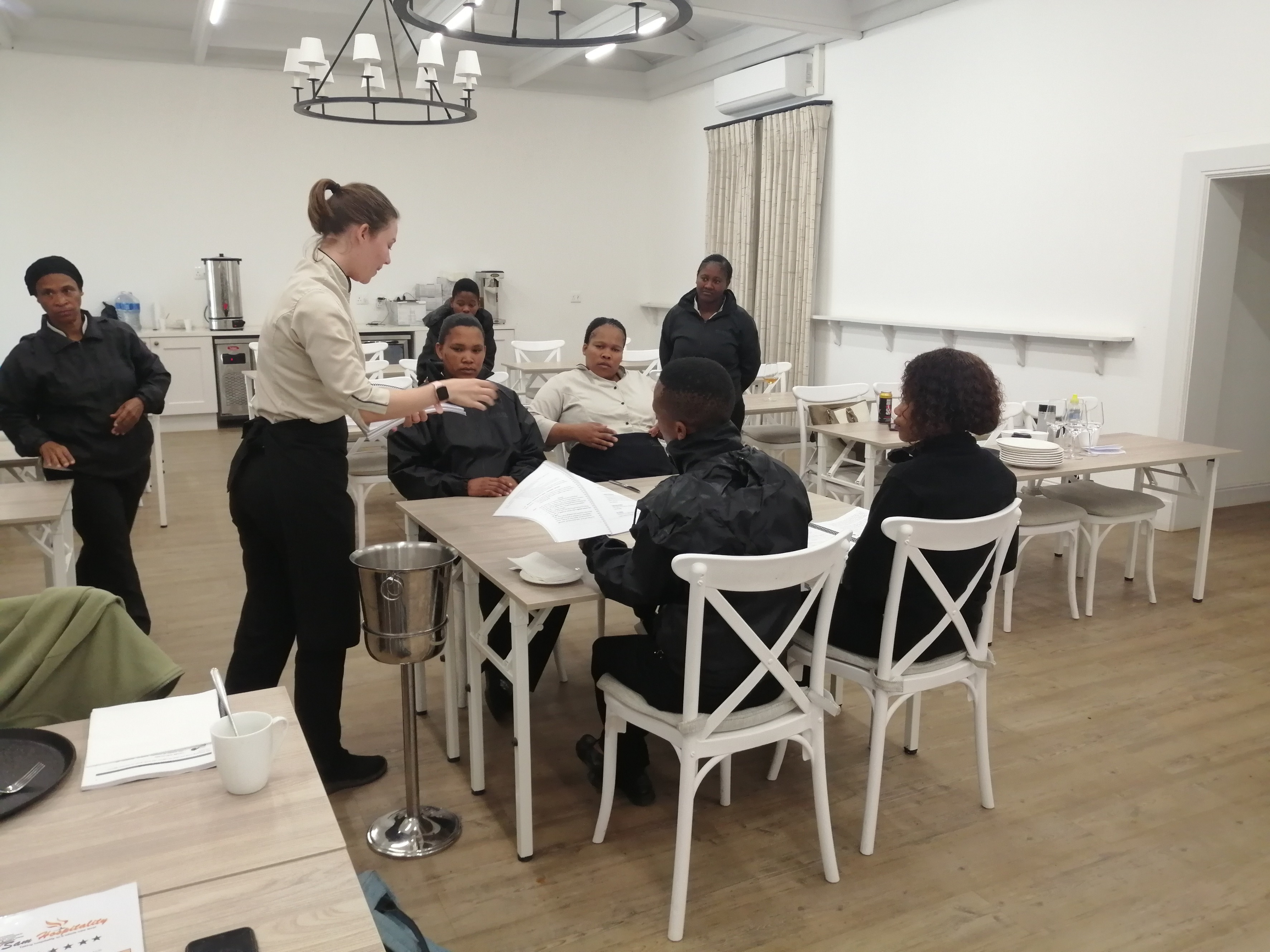 Shamwari Private Game Reserve F&B Service Staff Undergoes Intensive